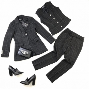 Костюм тройка Balmain Артикул BMS-31612. Вид 2