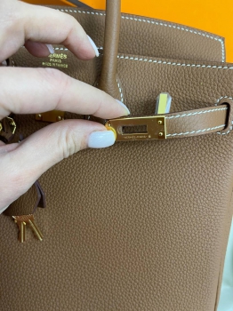 Сумка женская  Birkin, 25, togo Hermes Артикул BMS-108754. Вид 5