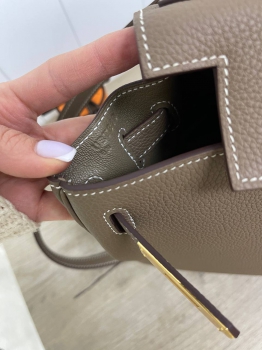 Сумка женская Kelly, 28, Togo, GHW Etoupe color Hermes Артикул BMS-109393. Вид 5