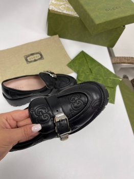 Женские туфли GG Matelassе Gucci Артикул BMS-111196. Вид 4