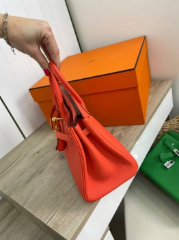 Сумка женская  Birkin 25, GHW Togo  Hermes Артикул BMS-113957. Вид 3