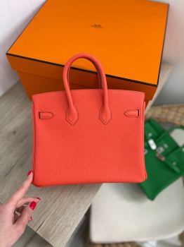 Сумка женская  Birkin 25, GHW Togo  Hermes Артикул BMS-113957. Вид 5