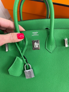 Сумка женская  Birkin 25, GHW Togo  Hermes Артикул BMS-113956. Вид 2