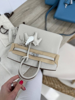 Сумка женская Birkin 25 cm, Togo Croc Hermes Артикул BMS-114496. Вид 2