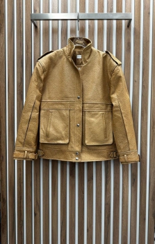 Кожаная куртка  Yves Saint Laurent Артикул BMS-120956. Вид 2