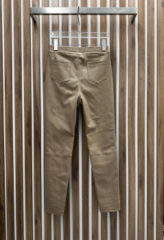 Кожаные брюки Bottega Veneta Артикул BMS-120959. Вид 2