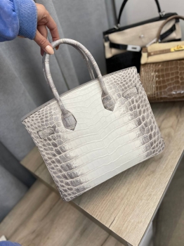 Сумка женская Himalaya Birkin, 30 cm, PHW Hermes Артикул BMS-121900. Вид 11