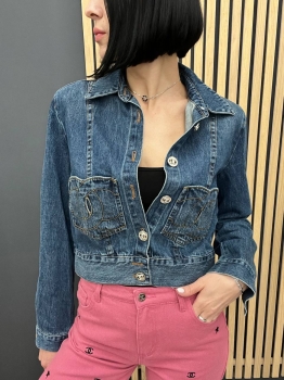 Джинсовая куртка Chanel Артикул BMS-129387. Вид 1