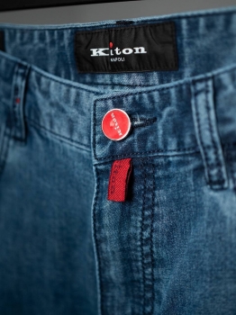 Джинсы Kiton Артикул BMS-131252. Вид 4