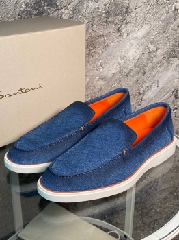Мокасины SANTONI  Артикул BMS-131422. Вид 1
