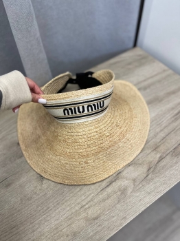 Козырек Miu Miu Артикул BMS-131664. Вид 1