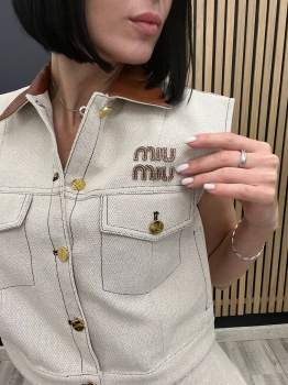 Жилет  Miu Miu Артикул BMS-131730. Вид 3