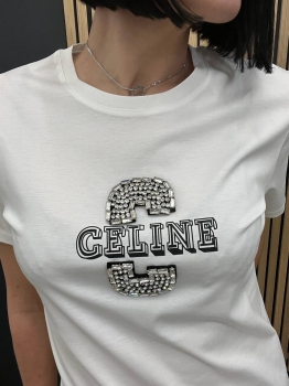 Футболка Celine Артикул BMS-131734. Вид 3