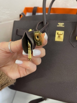Сумка женская Birkin 25, GHW Togo  Hermes Артикул BMS-131752. Вид 2