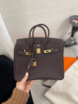 Сумка женская Birkin 25, GHW Togo  Hermes Артикул BMS-131752. Вид 4
