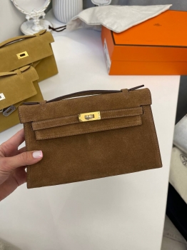 Сумка женская  Kelly Pochette, GHW Hermes Артикул BMS-131823. Вид 1
