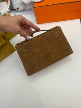 Сумка женская  Kelly Pochette, GHW Hermes Артикул BMS-131823. Вид 3