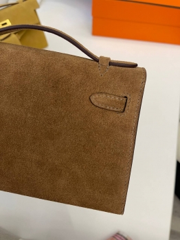 Сумка женская  Kelly Pochette, GHW Hermes Артикул BMS-131823. Вид 6
