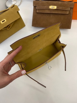 Сумка женская  Kelly Pochette, GHW Hermes Артикул BMS-131824. Вид 4