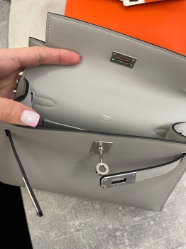 Сумка женская Kelly Pochette Hermes Артикул BMS-131891. Вид 6