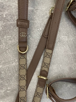 Шлейка+поводок  Gucci Артикул BMS-132048. Вид 3
