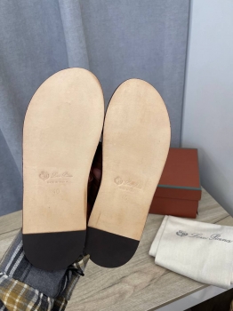 Шлепанцы  Loro Piana Артикул BMS-132129. Вид 5
