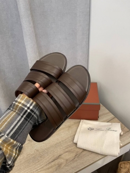 Шлепанцы  Loro Piana Артикул BMS-132128. Вид 2