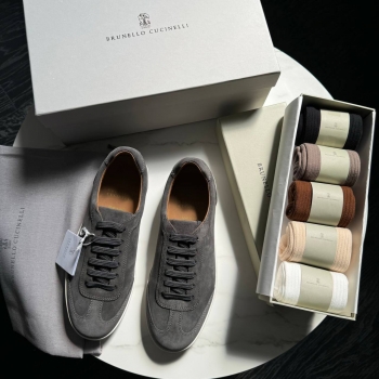  Кеды мужские  Brunello Cucinelli Артикул BMS-132356. Вид 5