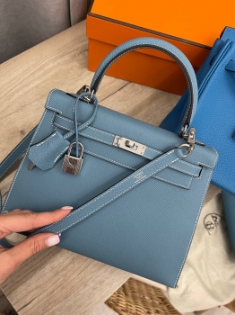  Сумка женская  Kelly, 25 Epsom Hermes Артикул BMS-132635. Вид 3