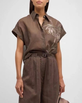 Рубашка Brunello Cucinelli Артикул BMS-132647. Вид 1