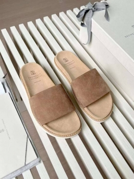 Шлепанцы Brunello Cucinelli Артикул BMS-132660. Вид 1