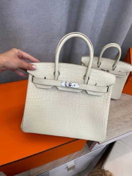Сумка женская Birkin , 30 cm, PHW MATTE NILOTICUS Hermes Артикул BMS-132982. Вид 4