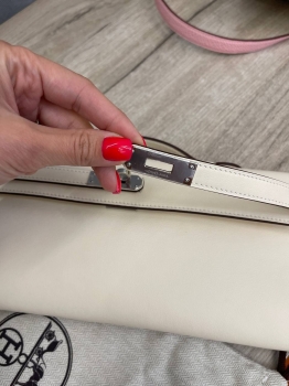КЛАТЧ KELLY CUT, swift, Mushroom color Hermes Артикул BMS-133066. Вид 6