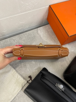 Сумка женская  Kelly Pochette  Swift Leather Hermes Артикул BMS-133145. Вид 4