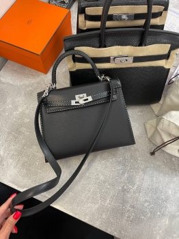 Сумка женская Kelly, 25 Madame Leather Hermes Артикул BMS-133147. Вид 1