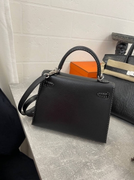 Сумка женская Kelly, 25 Madame Leather Hermes Артикул BMS-133147. Вид 4
