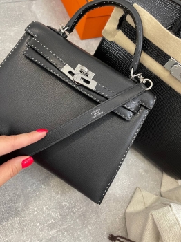 Сумка женская Kelly, 25 Madame Leather Hermes Артикул BMS-133147. Вид 3