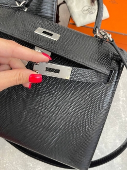 Сумка женская  Kelly, 28  Lezard Natura Hermes Артикул BMS-133148. Вид 4