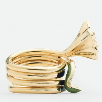 Кольцо  Flower ring Bottega Veneta Артикул BMS-133158. Вид 3