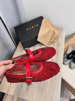 Балетки  Alaia Артикул BMS-133274. Вид 4