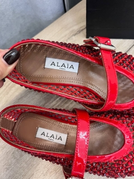 Балетки  Alaia Артикул BMS-133274. Вид 8