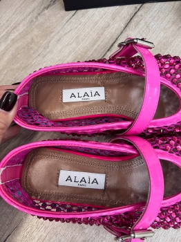 Балетки  Alaia Артикул BMS-133273. Вид 6