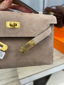 Сумка женская  Kelly Pochette, GHW Hermes Артикул BMS-133305. Вид 6