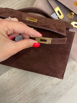 Сумка женская  Kelly Pochette, GHW Hermes Артикул BMS-133304. Вид 3