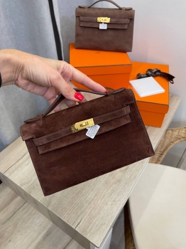 Сумка женская  Kelly Pochette, GHW Hermes Артикул BMS-133304. Вид 4
