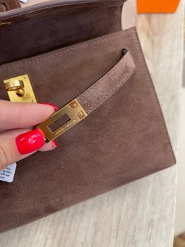 Сумка женская  Kelly Pochette, GHW Hermes Артикул BMS-133302. Вид 2