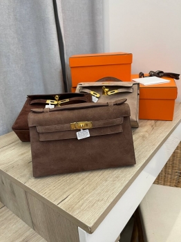 Сумка женская  Kelly Pochette, GHW Hermes Артикул BMS-133302. Вид 4