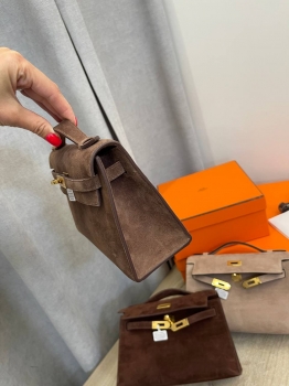 Сумка женская  Kelly Pochette, GHW Hermes Артикул BMS-133302. Вид 6