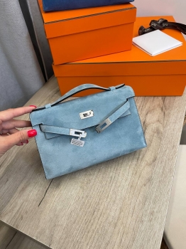 Сумка женская  Kelly Pochette, GHW Hermes Артикул BMS-133303. Вид 1