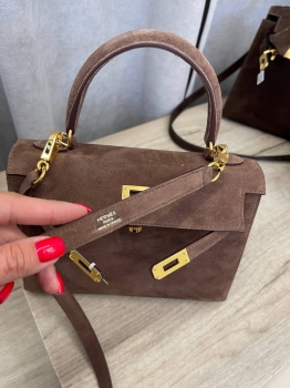  Сумка женская Kelly, 25 PHW Hermes Артикул BMS-133317. Вид 4